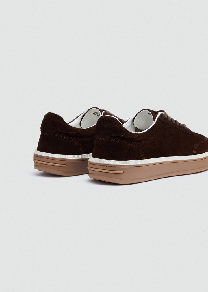Retro Suede Sneaker - Suede Brown