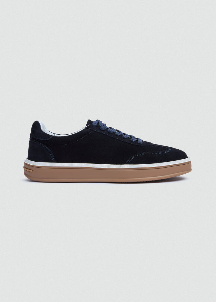 Retro Suede Sneaker - Suede Navy Blue