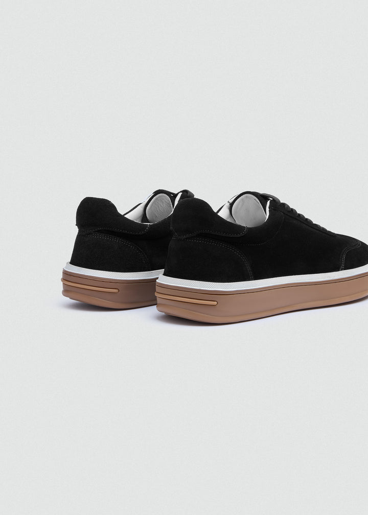 Retro Suede Sneaker - Suede Black