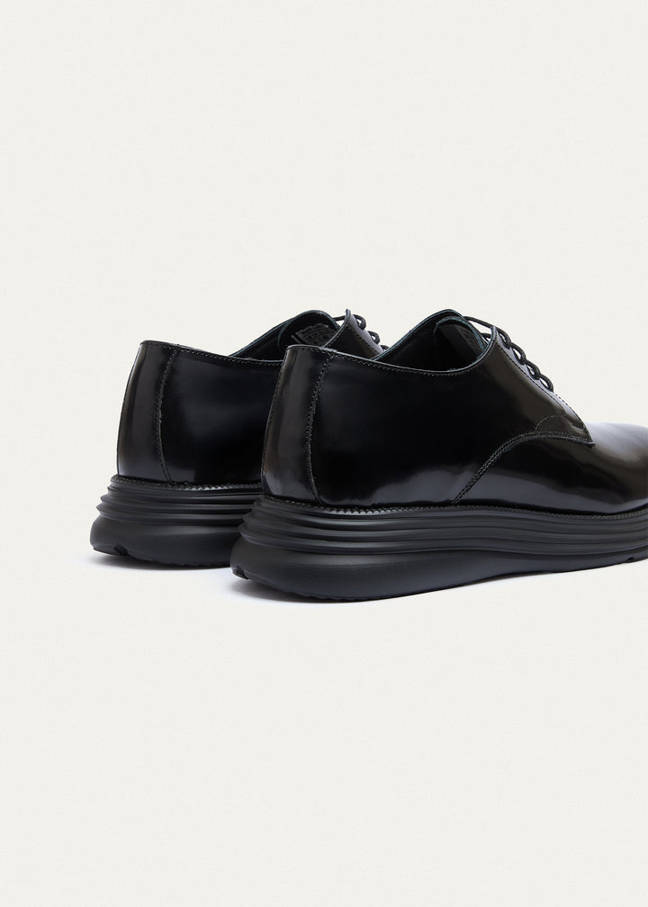 Classic Plain-Toe Derby - Patent Black