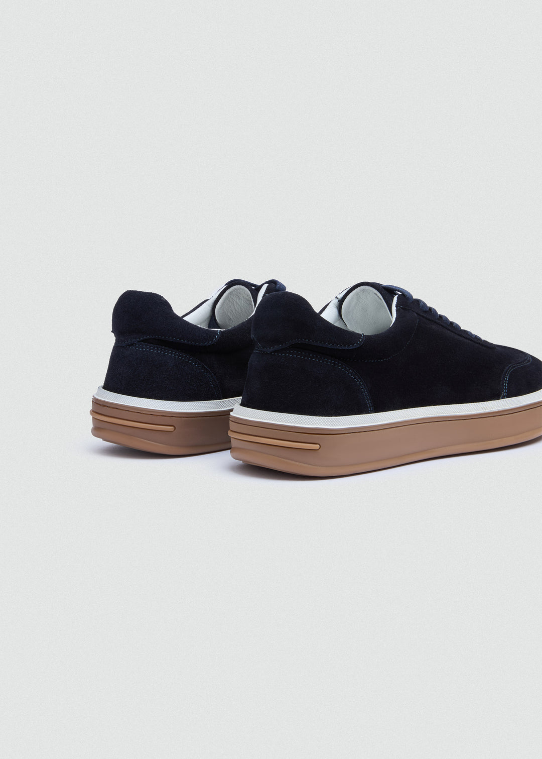 Retro Suede Sneaker - Suede Navy Blue
