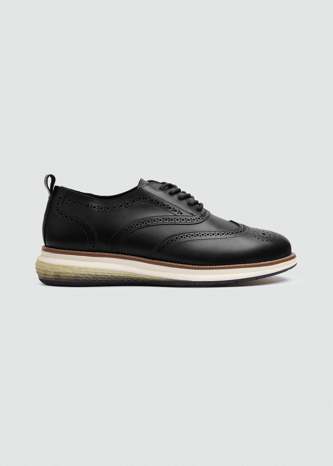 Wingtip Brogue Lace-Up - Black