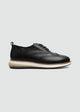 Wingtip Brogue Lace-Up - Black