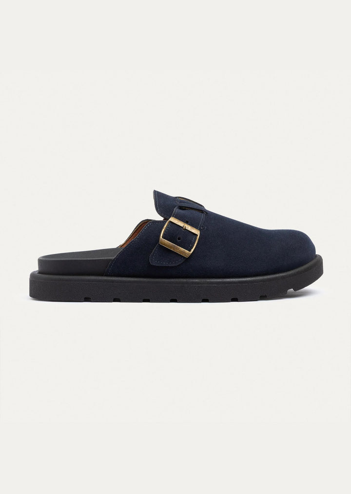 Classic Buckle Clogs | NavyBlue