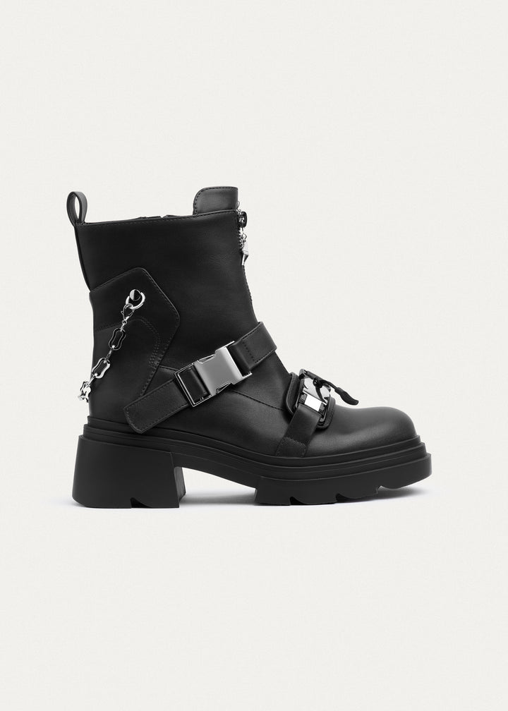 Vortex Chain Boots|  Black
