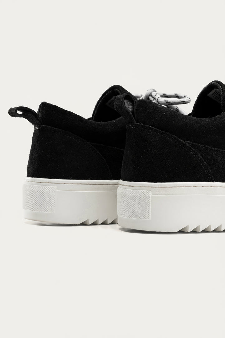 Achilles Zig 4.0  | Moc Toe Lace Up Sneakers - B & W