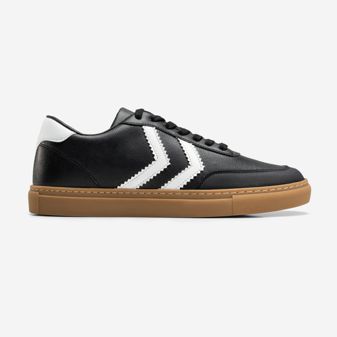 Achilles Clack | Comfy Lace Up Sneakers - Black