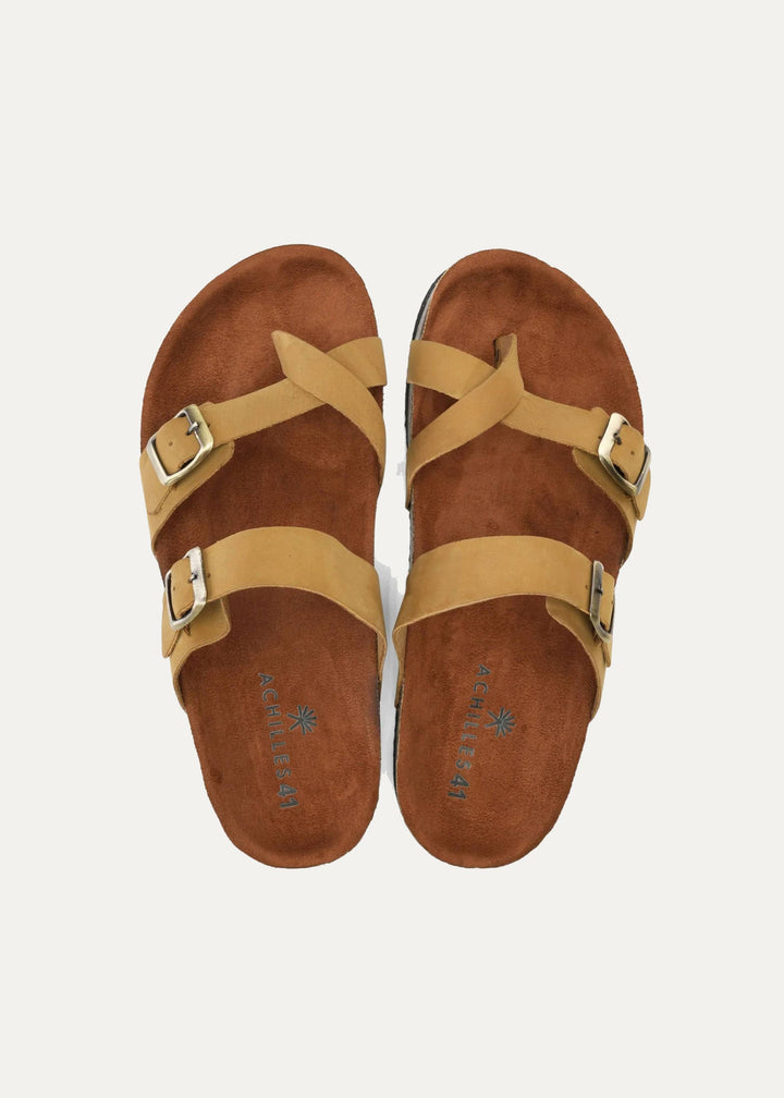Achilles| Mayari Soft Footbed Sandals -Sandy Brown