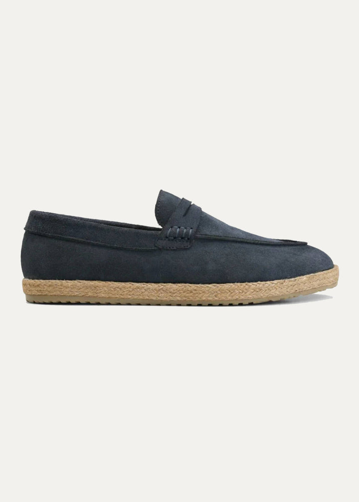 PENNY STRAP ESPADRILLES | Suede Dark Blue