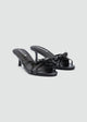 Patent Kitten Bow Heels - Black