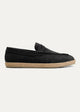 PENNY STRAP ESPADRILLES | Suede Black