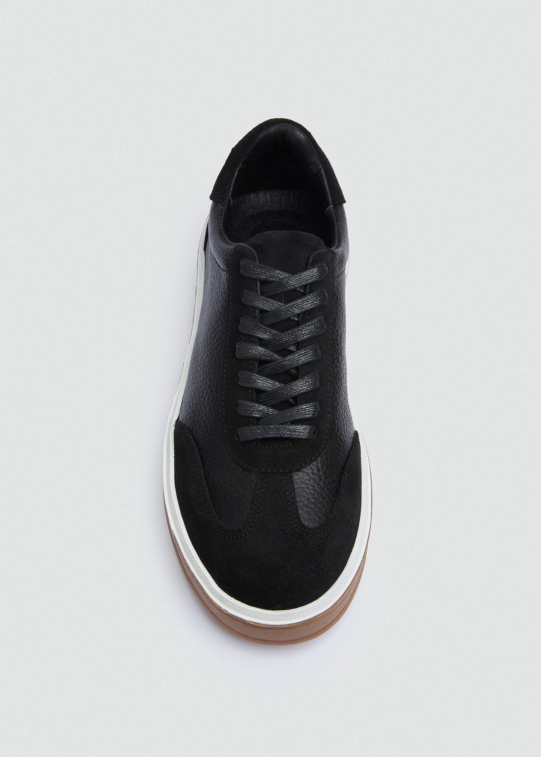 Retro Suede Sneaker - Textured Suede Black