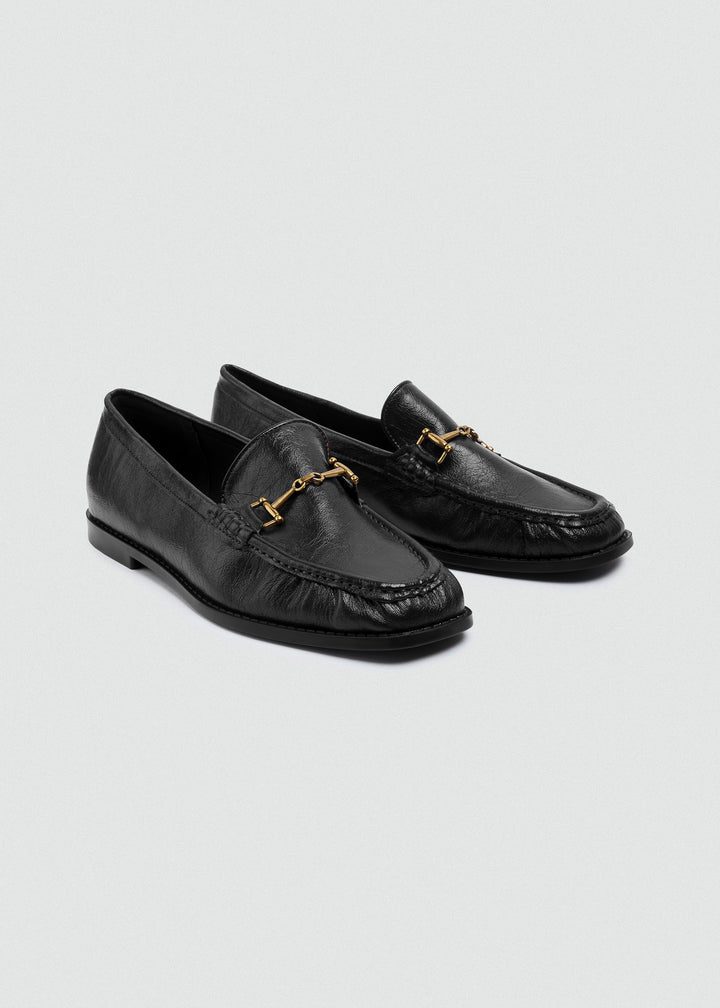 Smooth Horsebit Loafers - Black