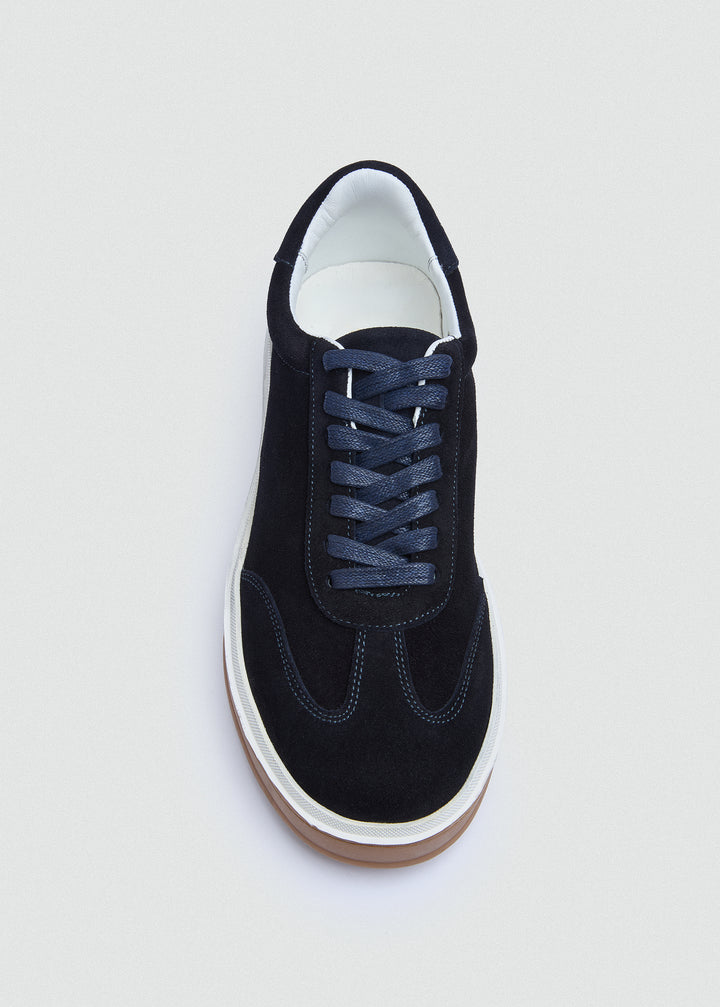 Retro Suede Sneaker - Suede Navy Blue