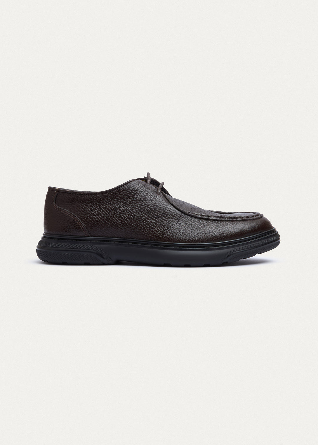 Moc-Toe Lace-Up - Textured Brown