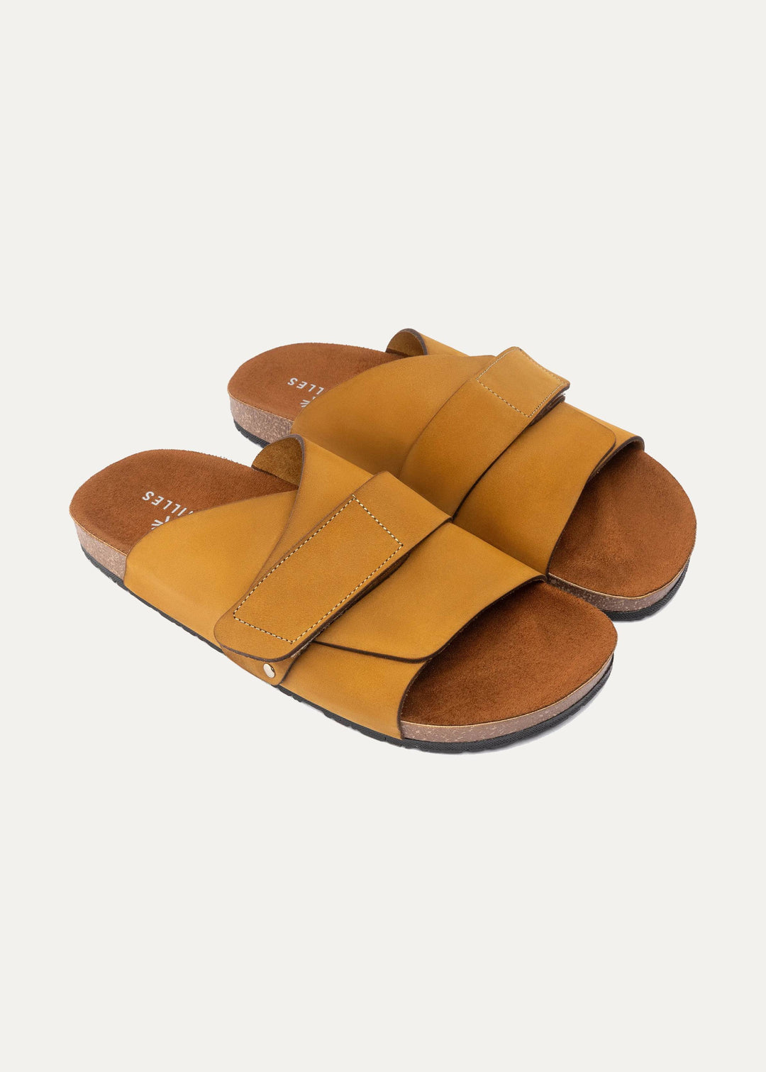 Achilles | Kyoto Soft Footbed Suede Leather -Light Brown