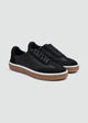 Retro Suede Sneaker - Textured Suede Black