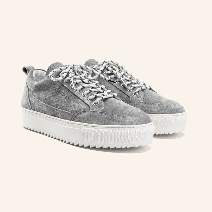 Achilles Zig 4.0 | Moc Toe Lace Up Sneakers - Gray