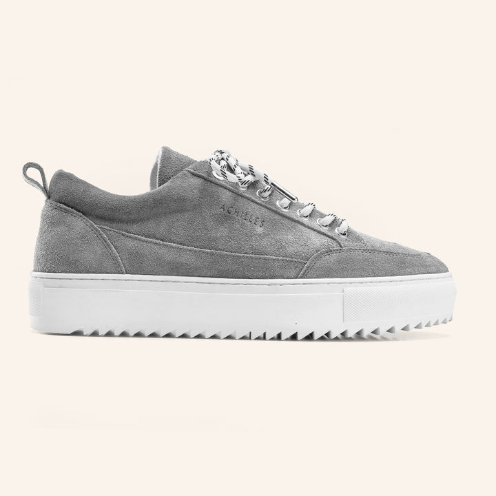 Achilles Zig 4.0 | Moc Toe Lace Up Sneakers - Gray