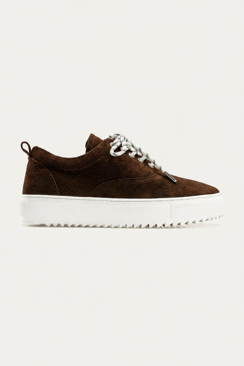 Zig 2.0 Lace up Suede Sneakers | Brown X White