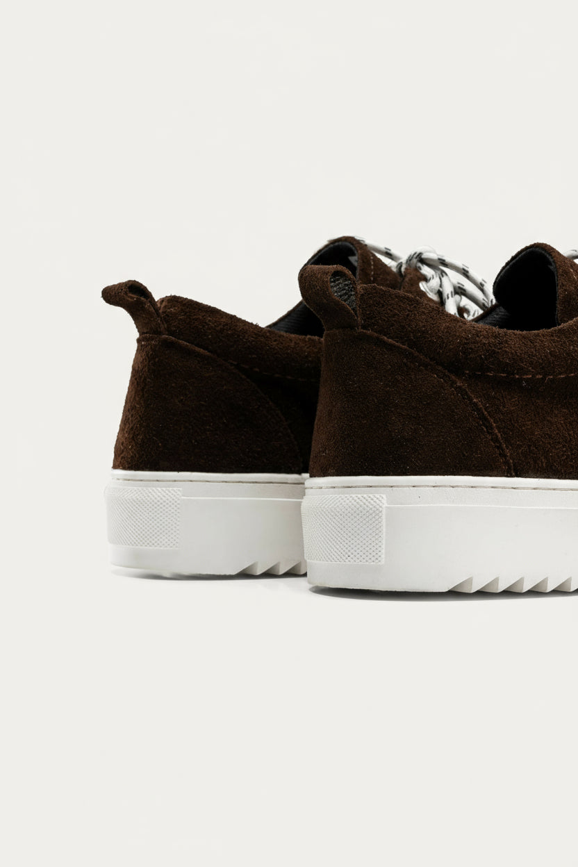 Zig 2.0 Lace up Suede Sneakers | Brown X White