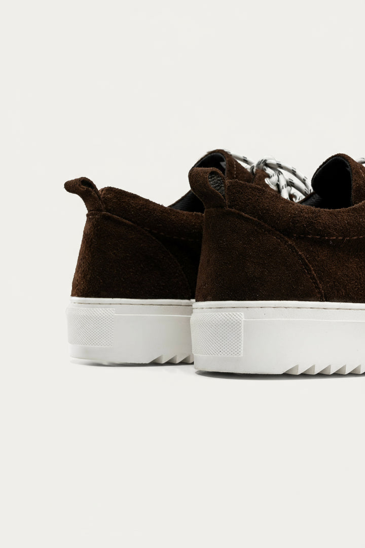 Zig 2.0 Lace up Suede Sneakers | Brown X White