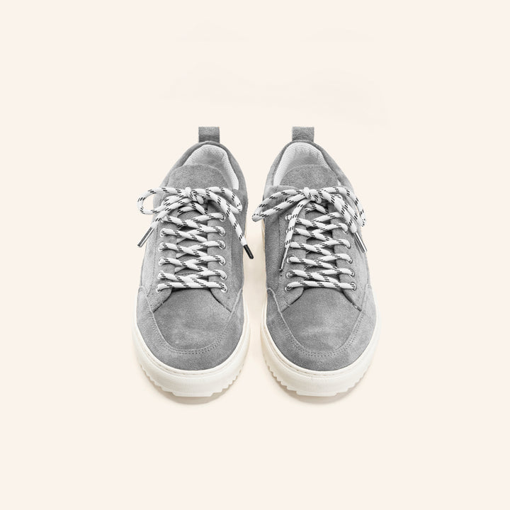 Achilles Zig 4.0 | Moc Toe Lace Up Sneakers - Gray