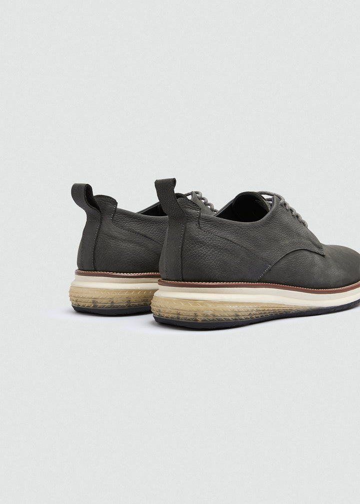 Casual Lace-Up Derby - Dark Grey
