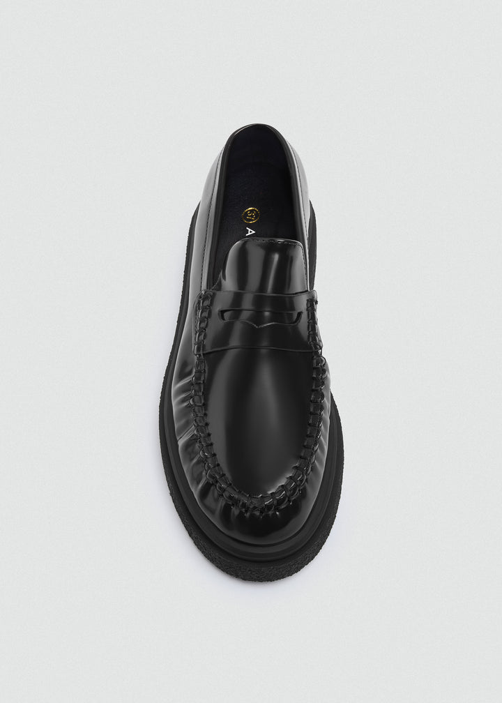 Penny Loafers Chunky Sole - Black