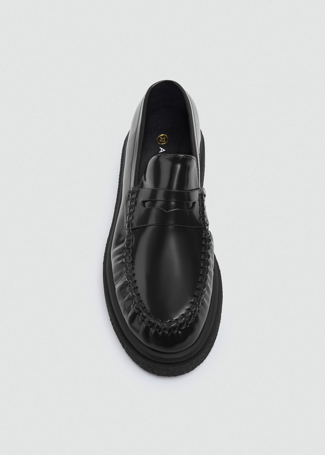 Penny Loafers Chunky Sole - Black