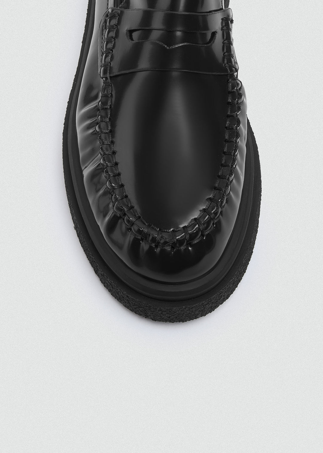 Penny Loafers Chunky Sole - Black