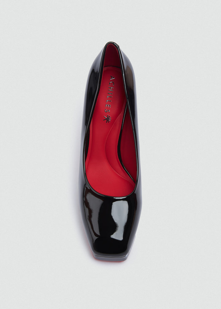 Closed Platform Pumps - Black