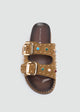 Studded Sandals - Café