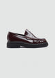 Penny Loafers Chunky Sole - Maroon