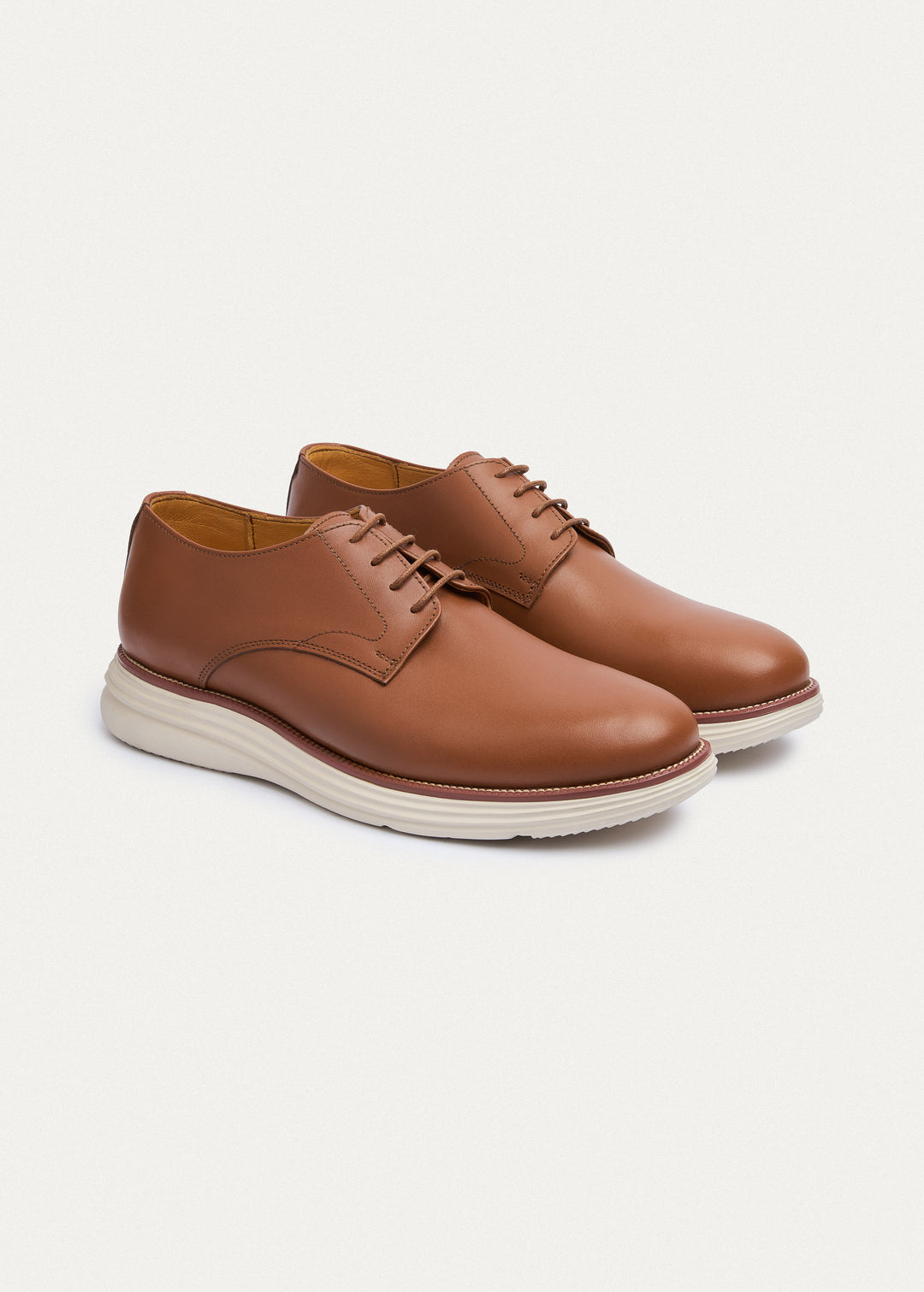 Classic Plain-Toe Derby - Camel