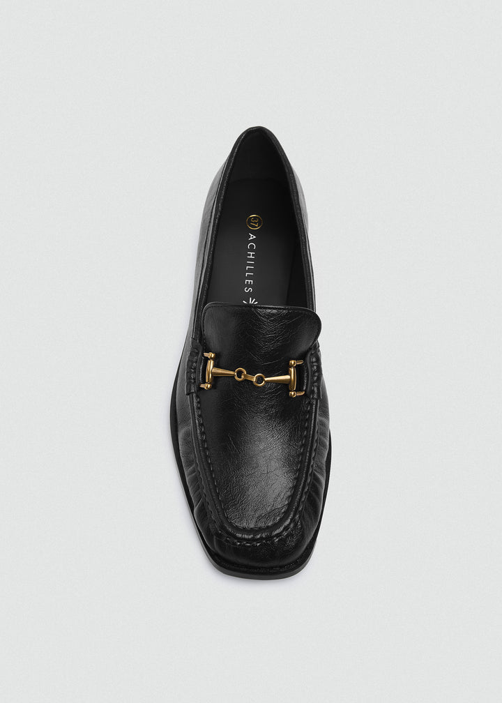 Smooth Horsebit Loafers - Black