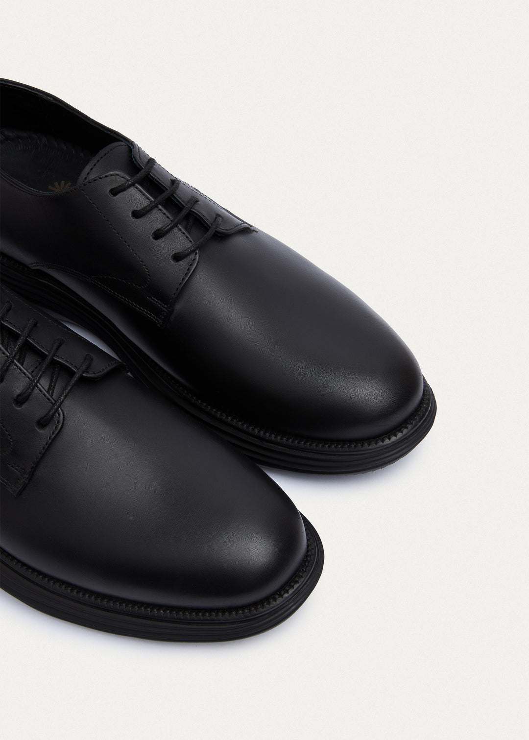 Classic Plain-Toe Derby - Matte Black