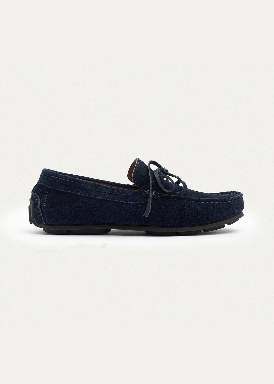 Achilles | Harbor Classic Men’s Leather Boat Shoes  - Suede DarkBlue