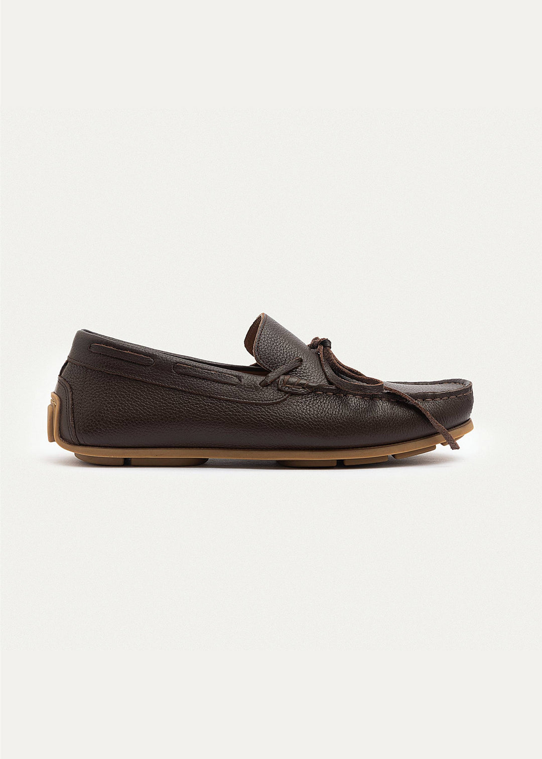 Achilles | Harbor Classic Men’s Leather Boat Shoes  - Brown