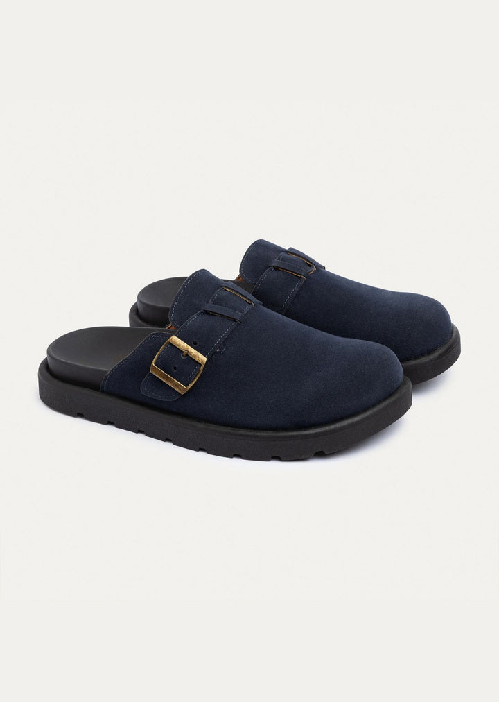 Classic Buckle Clogs | NavyBlue