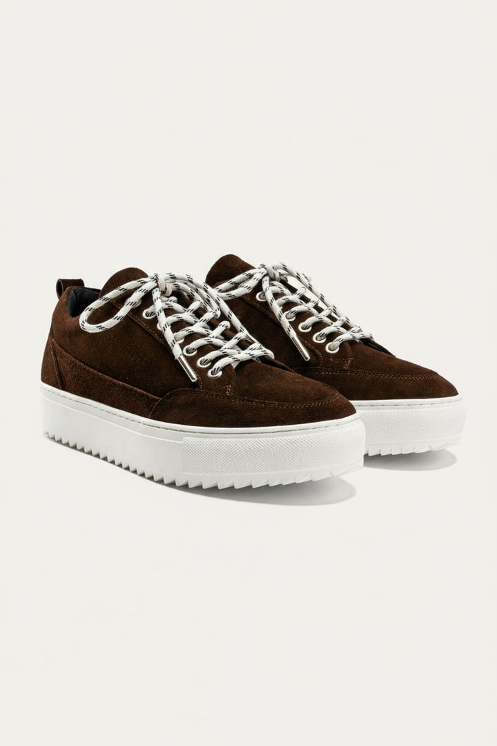 Achilles Zig 4.0 | Moc Toe Lace Up Sneakers - Brown