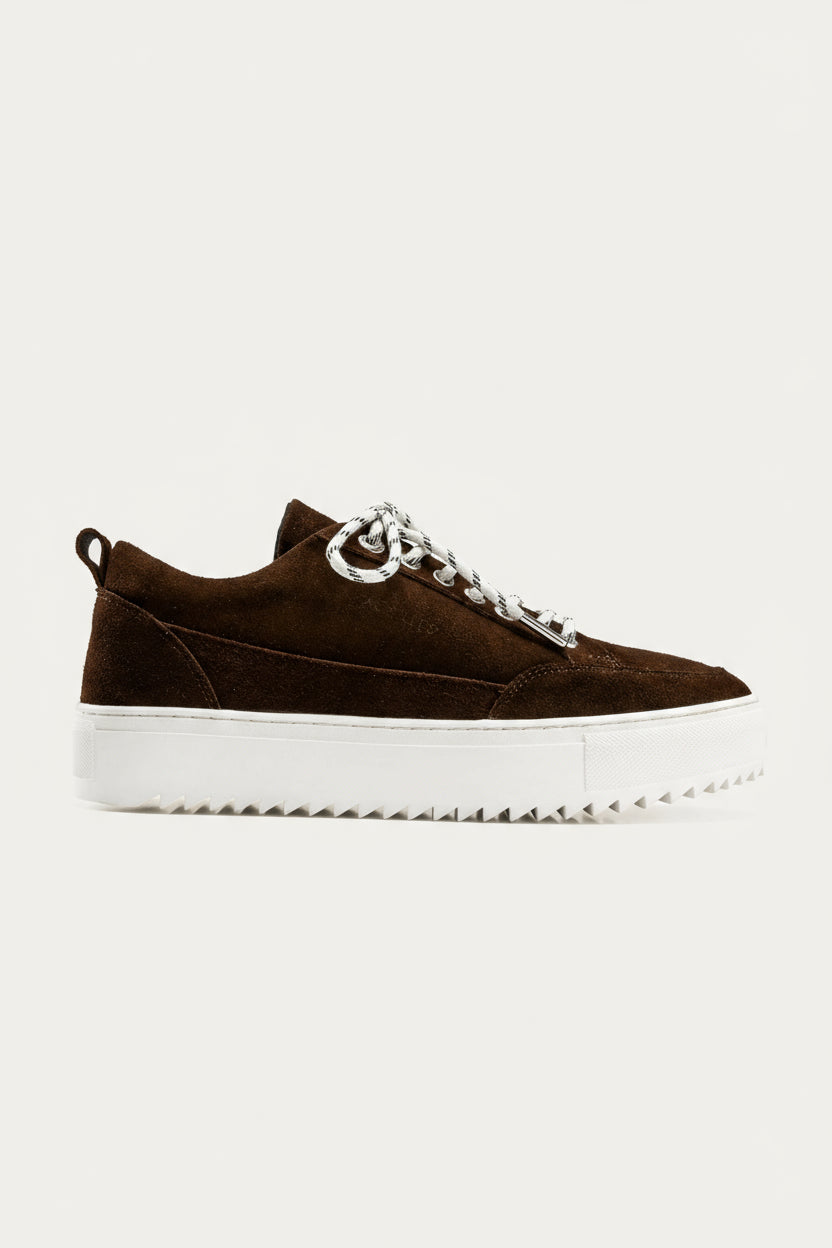 Achilles Zig 4.0 | Moc Toe Lace Up Sneakers - Brown