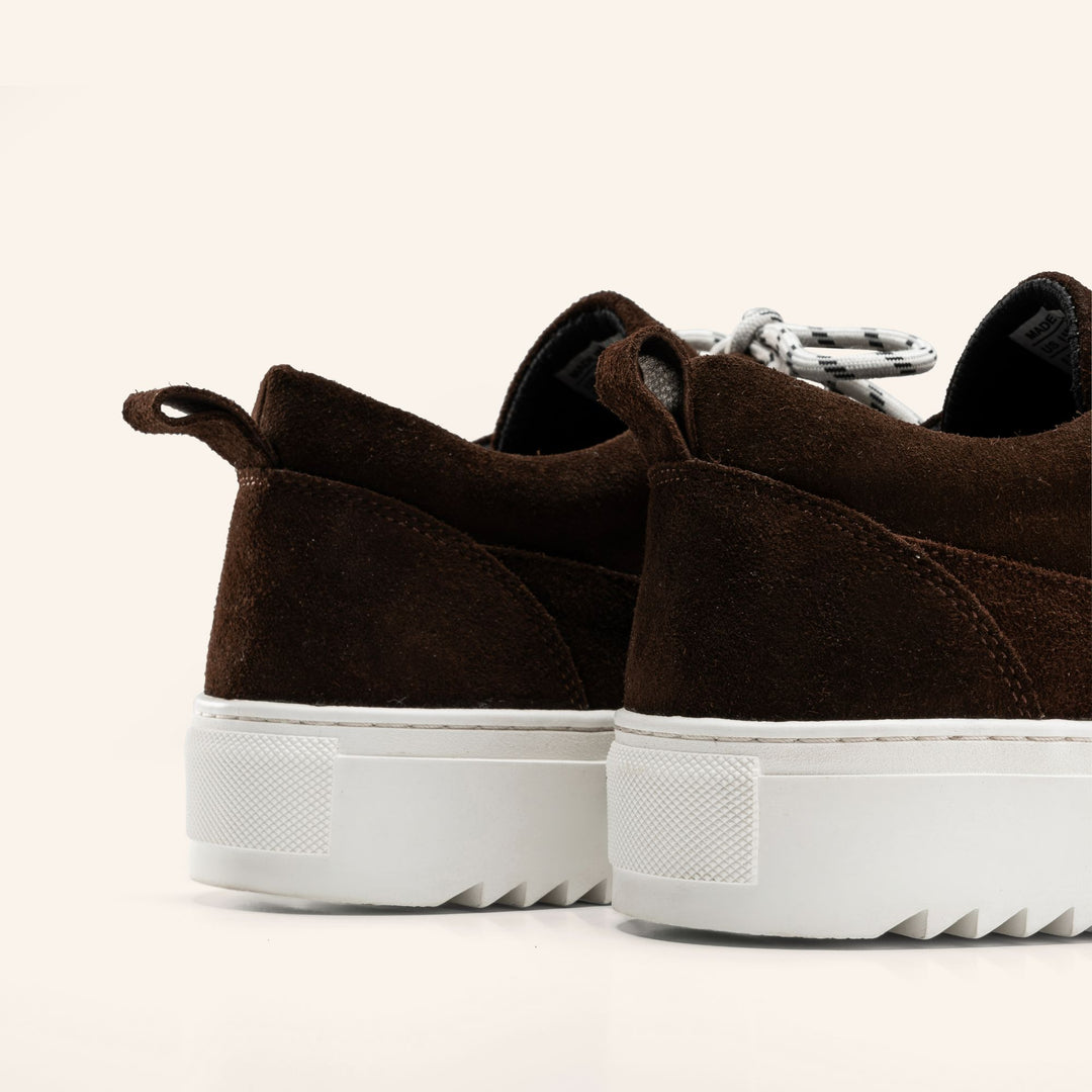 Achilles Zig 4.0 | Moc Toe Lace Up Sneakers - Brown