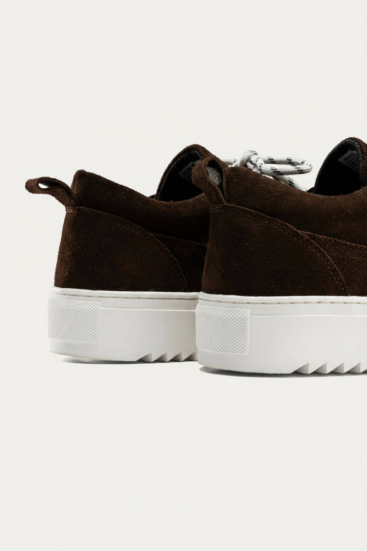 Achilles Zig 4.0 | Moc Toe Lace Up Sneakers - Brown