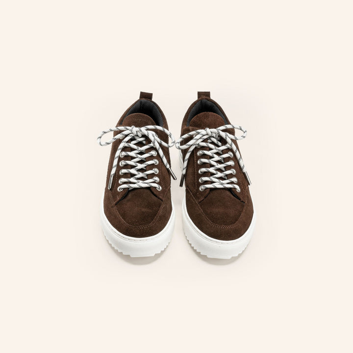 Achilles Zig 4.0 | Moc Toe Lace Up Sneakers - Brown