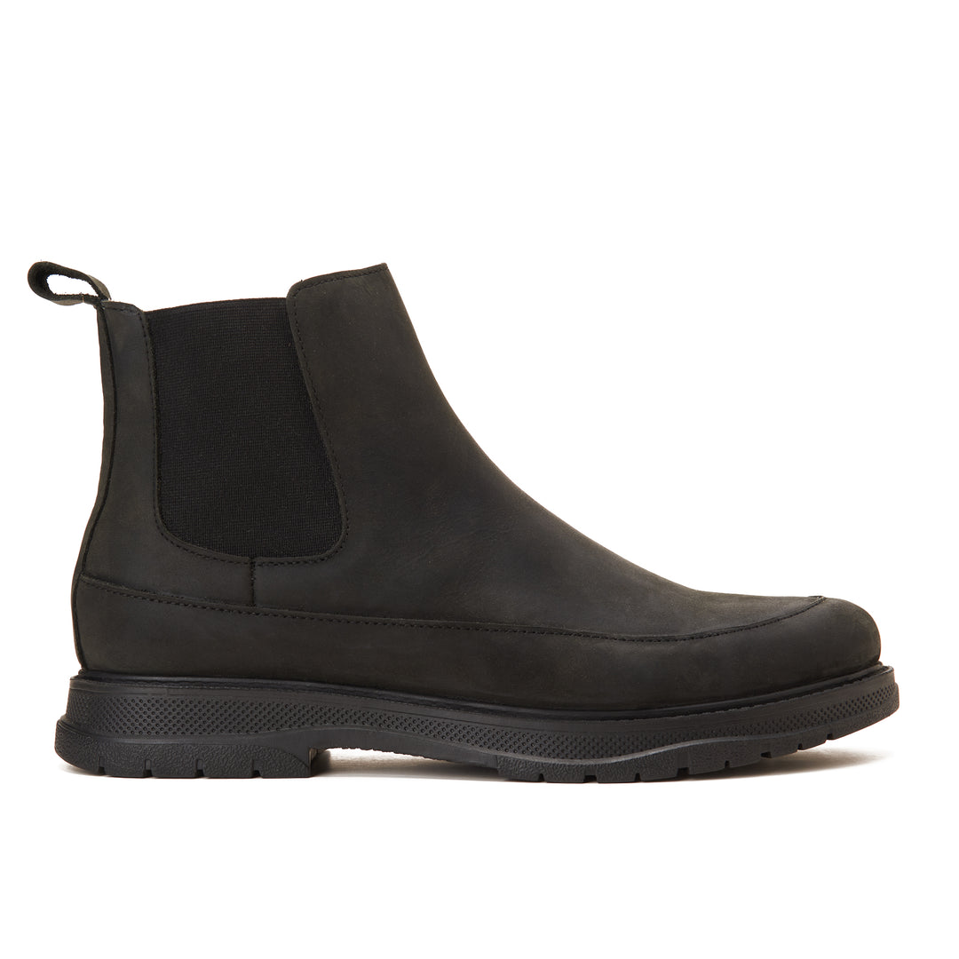 Dual Genuine Leather Chelsea Boots - Black – Achilles Stores