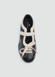 Retro Mary Jane Sneakers Velcro - Black