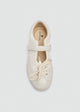 Retro Mary Jane Sneakers Velcro - Beige