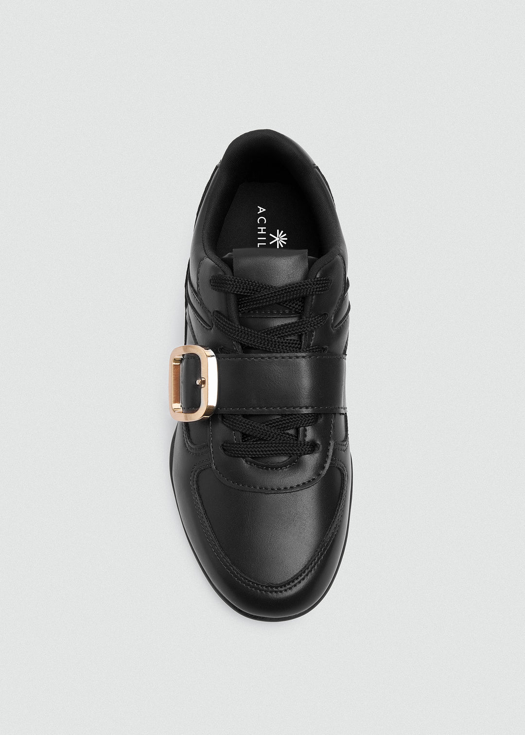 Sneakers Gold Buckle Strap - Black