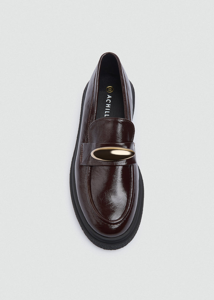Platform Horsebit Loafers - Brown